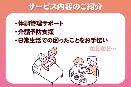 支援 看護師の日常生活支援・見守りサービス　遠距離介護の代行サービス 1時間 3回 レターパックライトでお届け