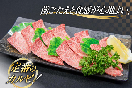 牛肉 焼肉 博多和牛 カルビ 約 450g [地域商社ふるさぽ 福岡県 筑紫野市 21761435]