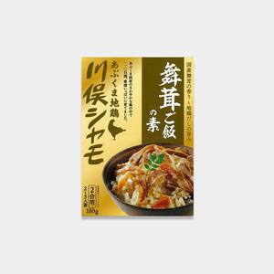 福島ブランド鶏 川俣シャモ 舞茸ご飯の素 2合用 2回分  FAF-0110
