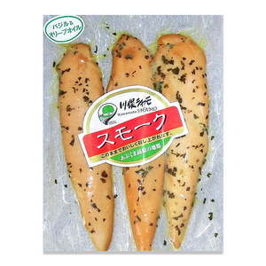 福島ブランド鶏 川俣シャモ ササミくん バジル＆オリーブオイル  FAF-0175