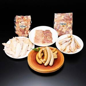 福島ブランド鶏 川俣シャモの大満足セット  FAF-0096