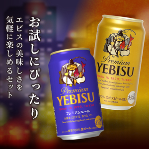 T0110-1002　【定期便2回】エビス・エビスプレミアムエール 飲み比べ 350ml×各6本 合計12本