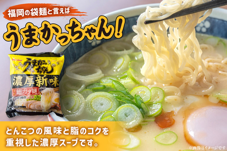 インスタントラーメン うまかっちゃん 濃厚新味 5食パック 6セット 計 30食 [地域商社ふるさぽ 福岡県 筑紫野市 21761455]