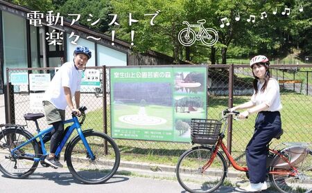 【室生口大野駅発】電動レンタサイクル1日利用券（9:00～17:00）選べるペア利用（2台）または高性能E-bike ／ ふるさと納税 宇陀 室生観光 電動自転車 観光 龍穴神社 アクセス サイクリング パワースポット 巡り 奈良県 宇陀市