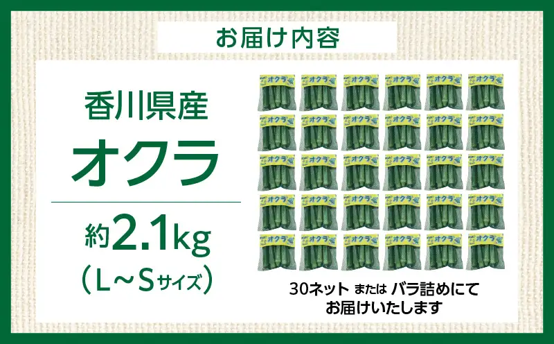【先行予約】オクラ 約2.1kg |オクラ 野菜 ネバネバ 旬の野菜 旬 季節の野菜 季節 贈答 贈り物 ギフト プレゼント おすそ分け グルメ お取り寄せ 人気 おすすめ 特産 特産品 生鮮食品 香川県 三木町 |_mk006-123