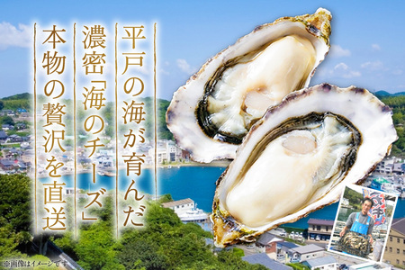 【期間限定発送】 殻付き牡蠣 生食可 生牡蠣 約2kg 8～10個前後 [北川水産 長崎県 平戸市 hr42bgy400230]