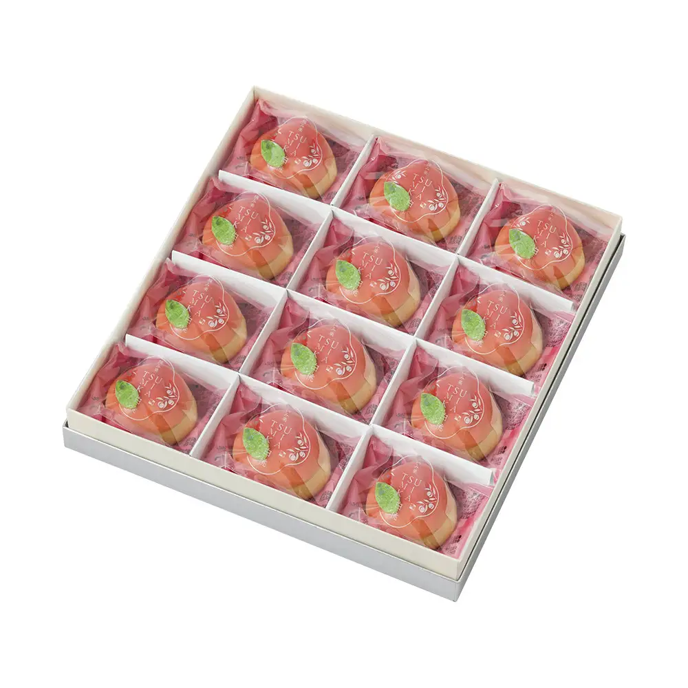 【鼓月】摘み果 白桃 12個入｜京都 和菓子 有名店 人気セット 和菓子