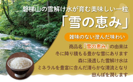 【令和7年産】【福島会津産】雪の恵み米こしひかり5kg×1回 KBAJ005