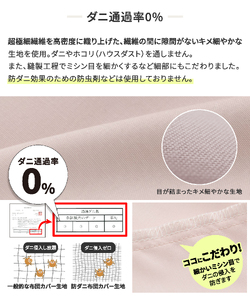 【シキボウ】防ダニ掛布団カバー〔シングルタイプ〕【ブラック】