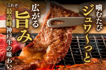 神戸牛特上サーロイン・リブロース焼肉200g　61-16