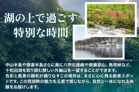 Enjoyとわだこ ワカサギ釣りドーム船 乗船体験（大人1名様分）湖の上で過ごす特別な時間 ＜レターパックプラス＞