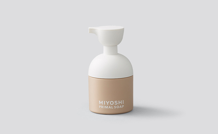 MIYOSHI　PRIMAL　SOAP　FACE　【ミヨシ石鹸 洗顔 無添加 石鹸 無添加せっけん 泡 洗顔せっけん 泡タイプ ポンプ 泡洗顔 日用品】