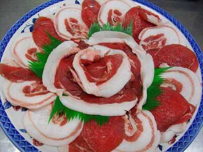 天然猪肉 ぼたん鍋用 約600g モモ 鍋 猪肉 しし肉 天然 ジビエ 世羅 いわた屋 A034-09