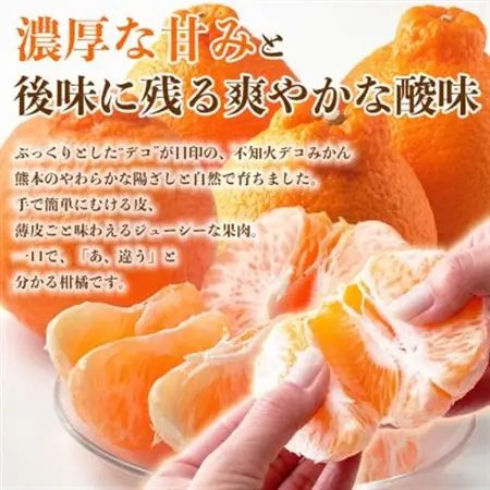 不知火 デコみかん 訳あり 約2kg(益城町)【1726334】
