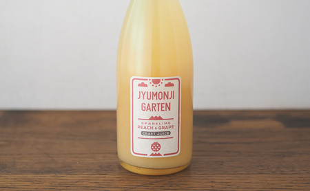 桃とシャルドネのジュース 100％スパークリング（250ml×6本）