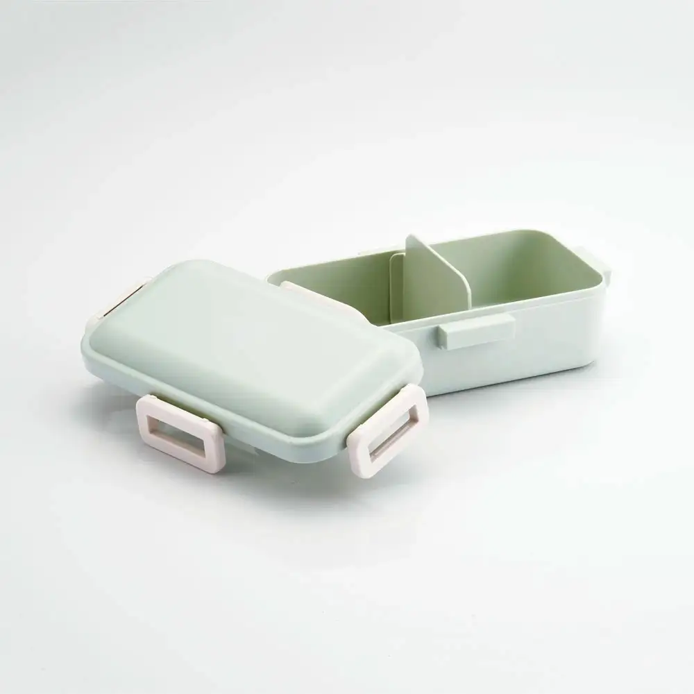 弁当箱 530ml 一段 食洗機 レンジ 対応 日本製 PFLB6B セピア カラー グリーン キッズドア 奈良県奈良市 skt094 スケーター 668388