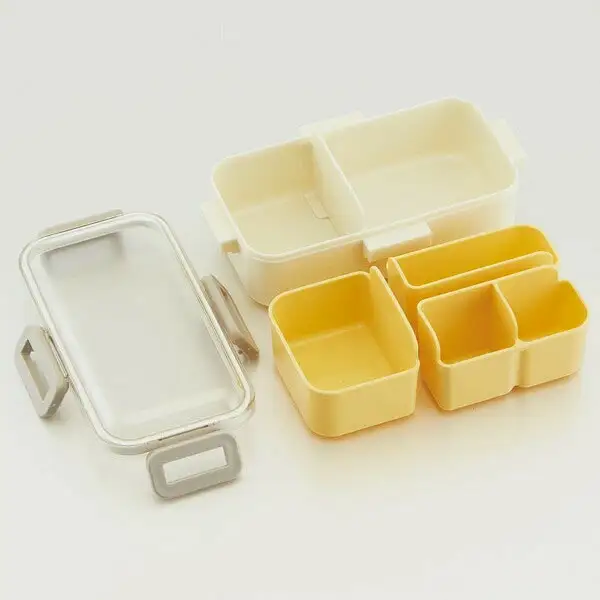 おかずがつぶれにくい ふわっと弁当箱(中子仕切付) 1段 530ml PFLB6S ベーシック 奈良県奈良市 skt128 スケーター 522383