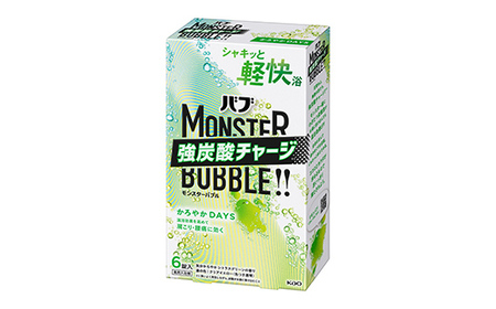 《花王バブ》モンスターバブル【かろやかDAYS】6錠入り×5箱（計30錠） F2Y-6912