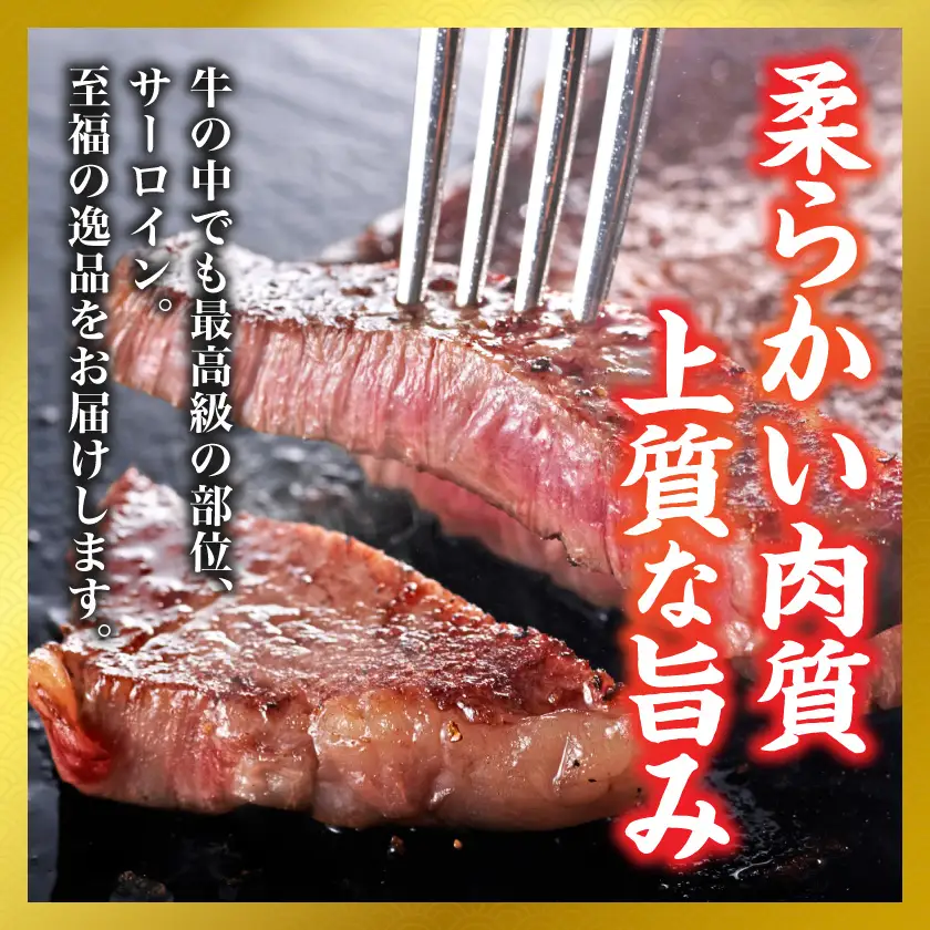 【和牛枝肉共励会牛】(A5)宮崎牛サーロインステーキ200g×2〔AD-25-001〕(都城市) 宮崎県 宮崎牛 サーロイン ロース ステーキ 真空 品評会出展牛 特別セット
