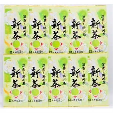 【5月下旬より順次発送】新茶　深蒸し掛川茶　旬の香り・味をお届けします。100g10本　合計1kg【配送不可地域：離島・沖縄県】【1340678】