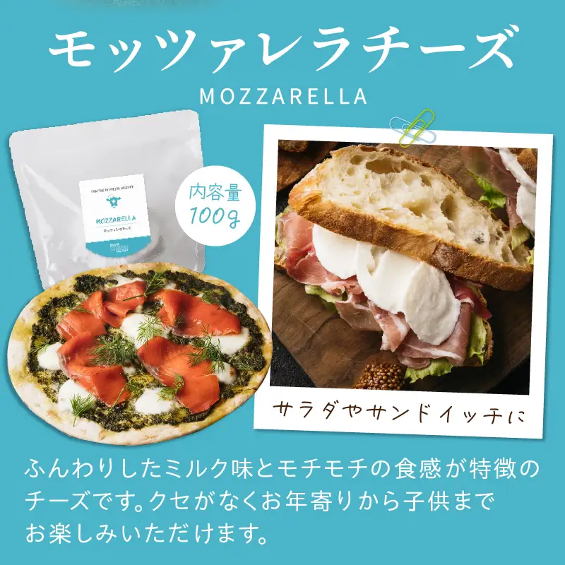 石川牧場 CHEESE FACTORY フレッシュチーズセット モッツァレラ カチョッタ チーズ