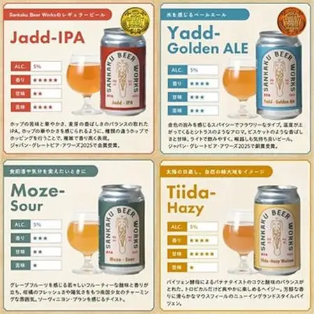 【発送月固定定期便】Sankaku Beer Works クラフトビール定期便全6回【配送不可地域：離島】【4084792】