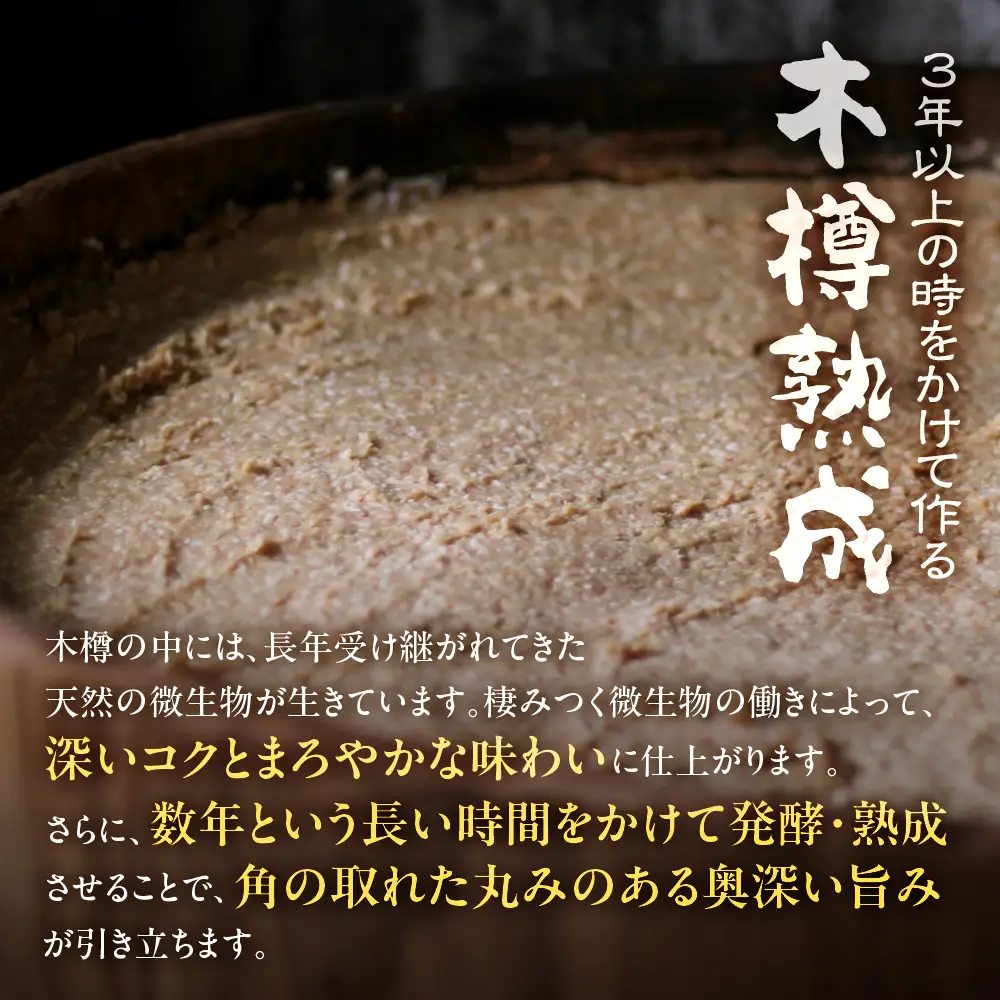 黒てん味噌 はと粒味噌 セット 600g 熟成