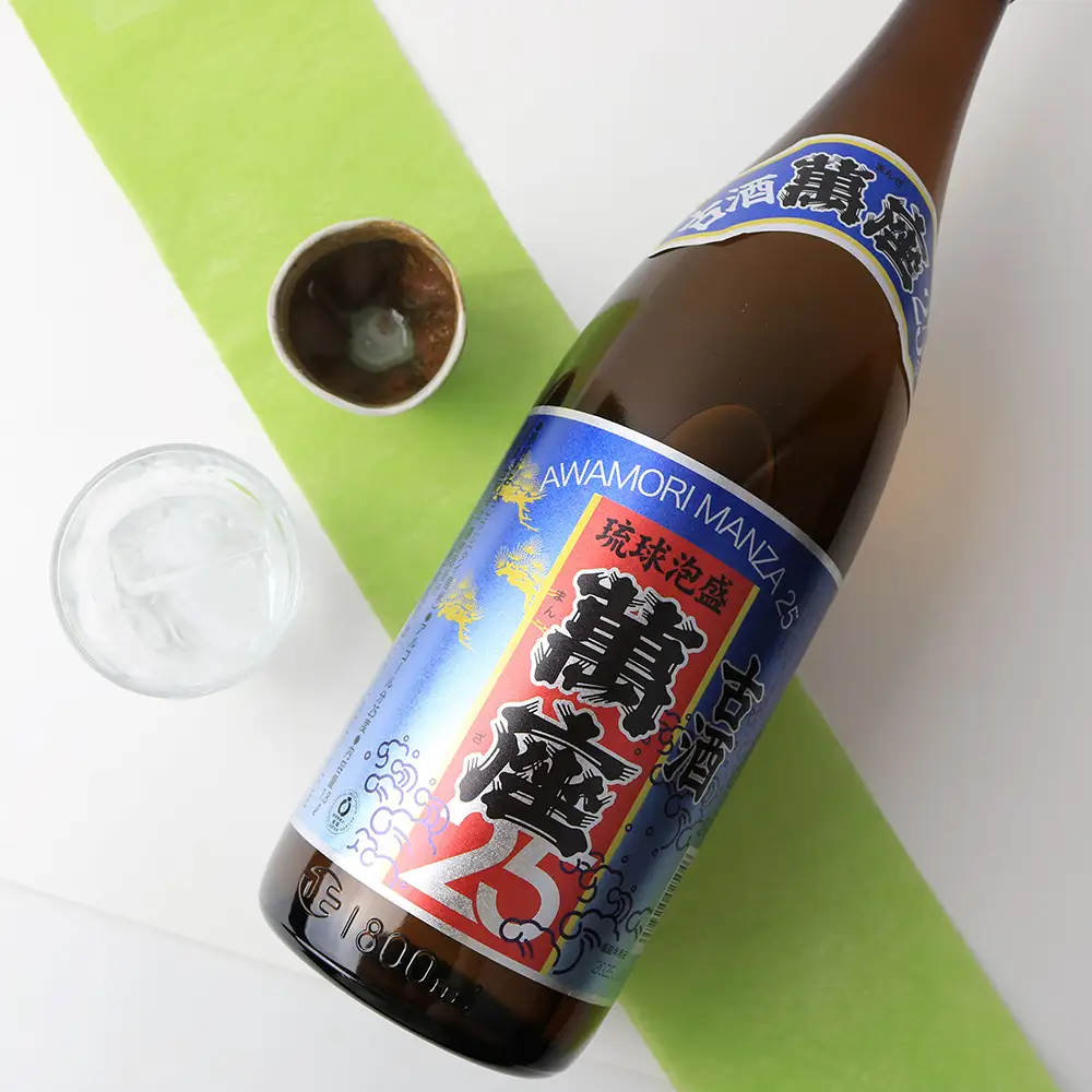 「萬座」古酒25度 一升瓶 1800ml（6本セット） 