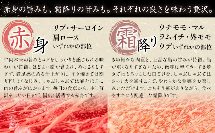 【3ヶ月定期便】岡山県産牛 スライス 食べ比べセット 1kg×3回 霜降り 赤身 牛肉