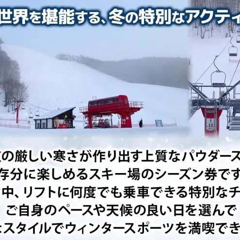 ほろたちスキー場 シーズン券 スキー場 リフト券 シーズン券 パウダースノー 雪山 ウィンタースポーツ アクティビティ ゲレンデ レジャー チケット 体験 旅行 観光 アウトドア 送料無料 北海道 幌加内町
