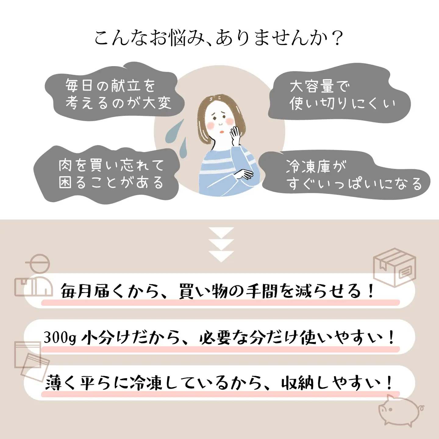 【訳あり】定期便12ヵ月　豚肉　切り落とし　（2.1kg×12回）