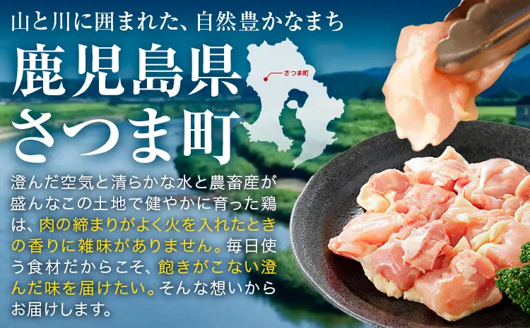 鹿児島県産 鶏肉 もも肉 250g × 4パック 計1kg 《7-14日以内に出荷予定(土日祝除く)》鹿児島県 さつま町 鶏 鳥 もも 肉