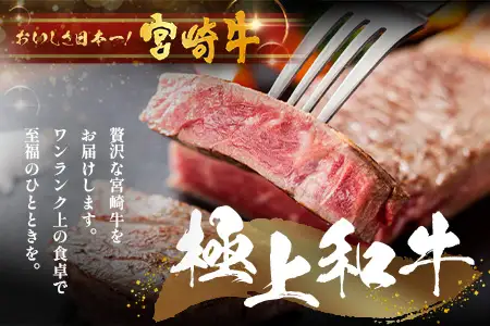 宮崎牛 ロースステーキ 計400g（約200g×2P） 冷凍｜国産 牛肉 お肉 ロース ステーキ ブランド牛 高級 株式会社エムファーム 宮崎県 諸塚村 MF-07