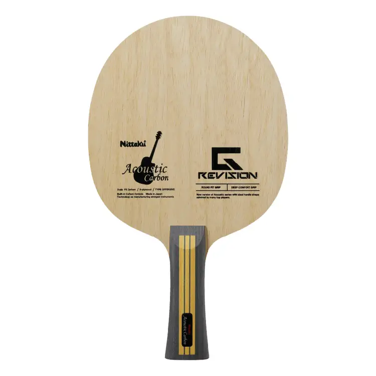 Nittaku アコースティックカーボンG-REVISION FL(NC-0495) ST(NC-0494) | 卓球 ラケット ニッタク クラブ 部活 日本製 スポーツ スポーツ用品 贈答 贈答用 _AE70 _AE71