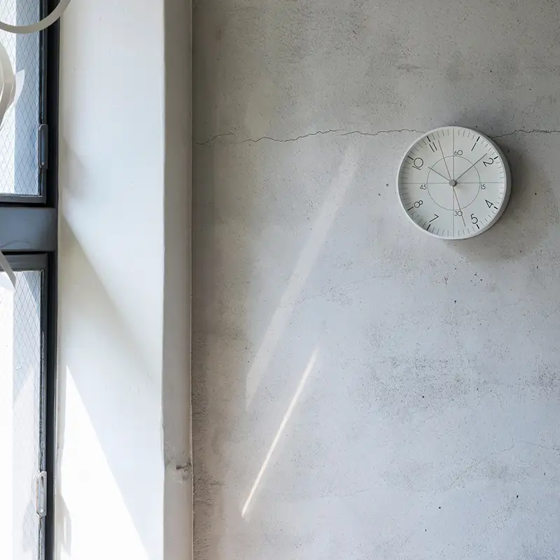 earth wall clock less TIL25-07 時計 掛け時計 インテリア 壁掛け 壁掛け時計 おしゃれ 北欧風 シンプル インテリア時計 リビング ダイニング 寝室 子供部屋 日本製 新築祝い 結婚祝い ギフト 富山県高岡市 FAD-1782