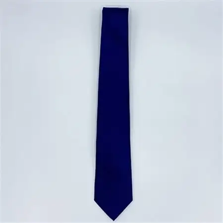 クラバットユキジ製ネクタイ(ネイビー・無地)_装飾品・工芸品 ネクタイ・ベルト 服飾小物 _【1073258】
