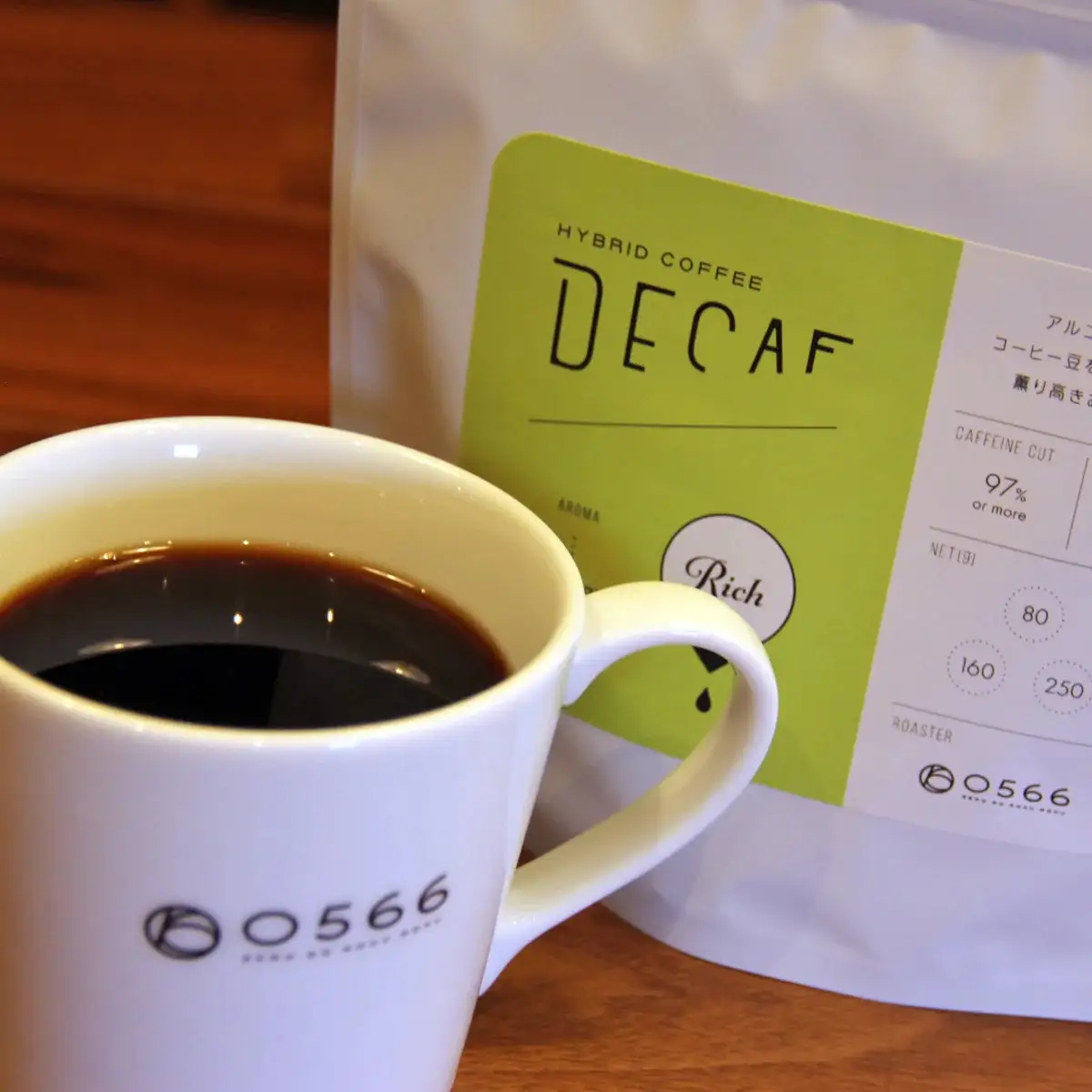 美味しいデカフェ《RICH　リッチ》 80ｇ DECAF RICH　デカフェ・リッチ １パック 80ｇ【粉に挽く】（3386）