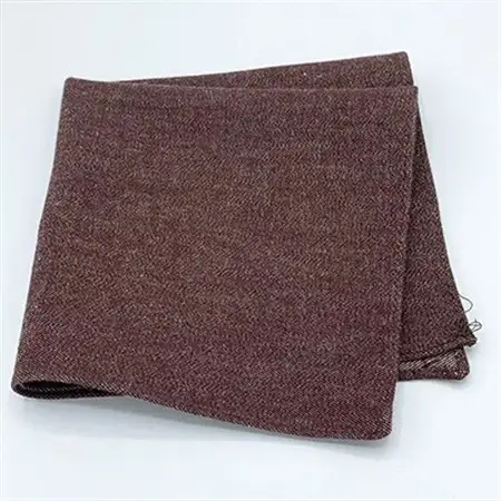 クラバットユキジ製　デニムポケットチーフ(ショコラブラウン)_装飾品・工芸品  服飾小物 _【1084653】