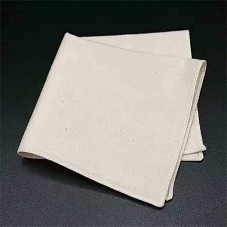 クラバットユキジ製　デニムポケットチーフ(ミルキーホワイト)_装飾品・工芸品  服飾小物 _【1084666】