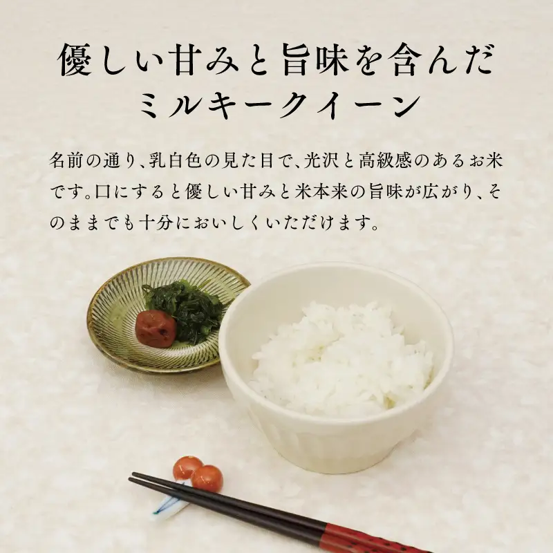 《令和8年度産 先行予約》【数量・期間限定】井野農園のミルキークイーン 米 ご飯 ごはん