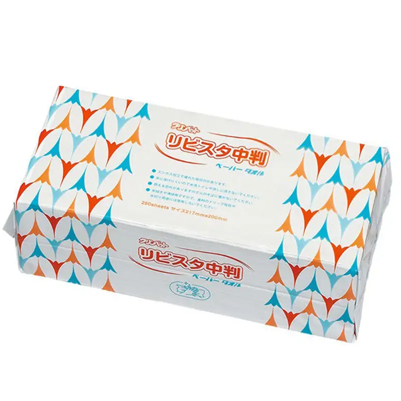 リビスタ中判ペーパータオル250枚×40個 ペーパータオル 防災グッズ ティッシュ キッチンペーパー タオル FAD-1771