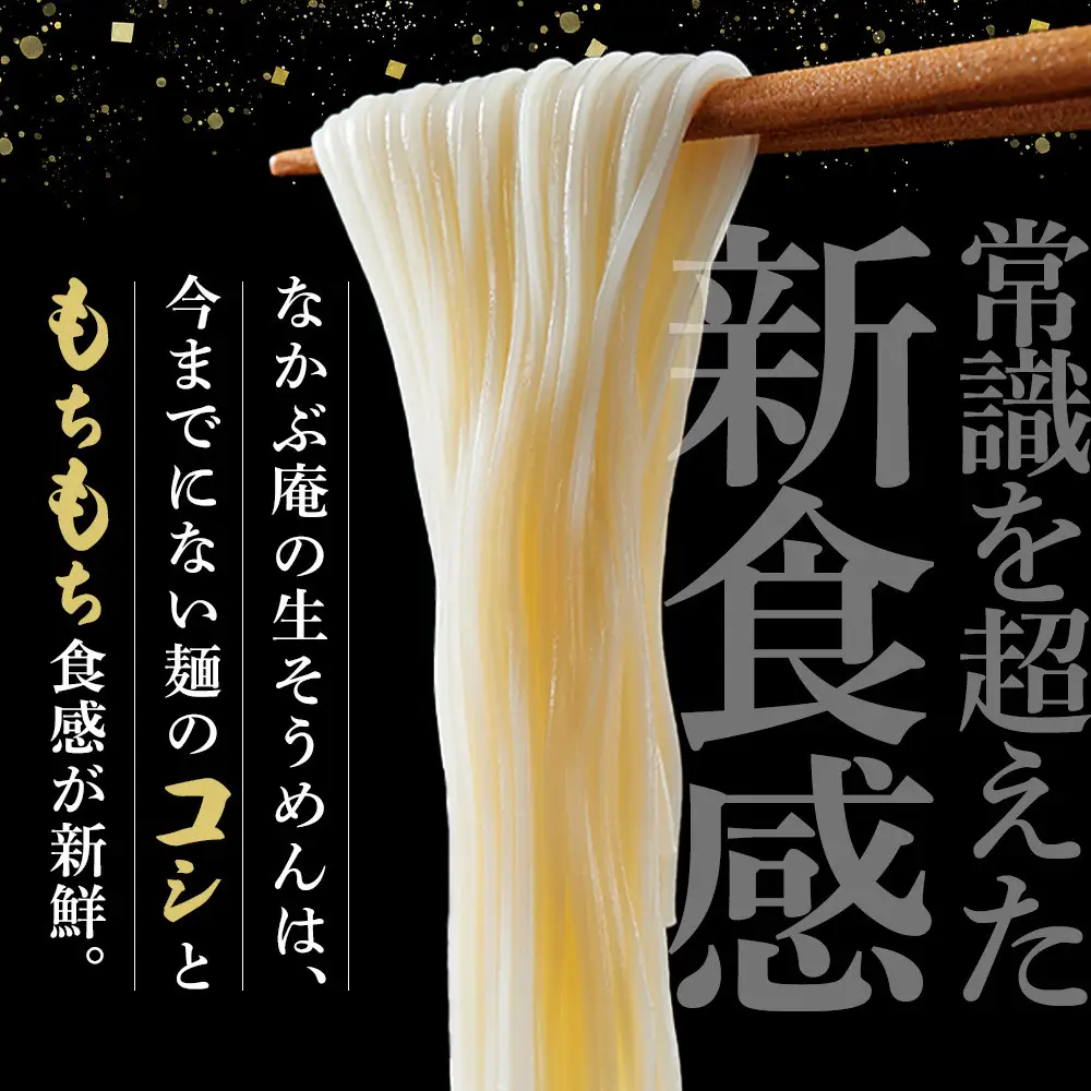 なかぶ庵の小豆島生そうめん(2人前×10袋)