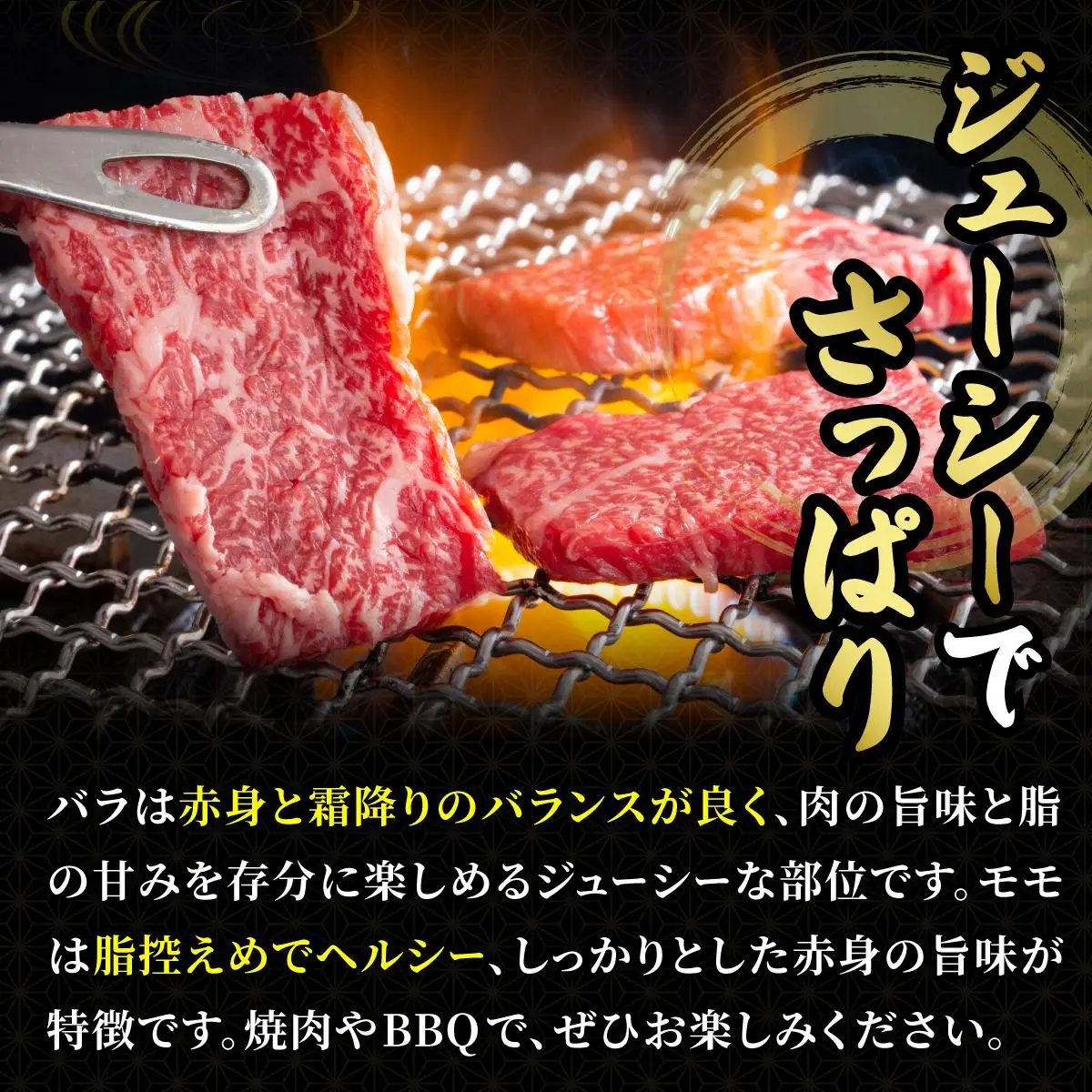 ＜定期便・全6回＞博多和牛 牛肉 焼肉 バラ モモ 500g【肉のくまもと屋】