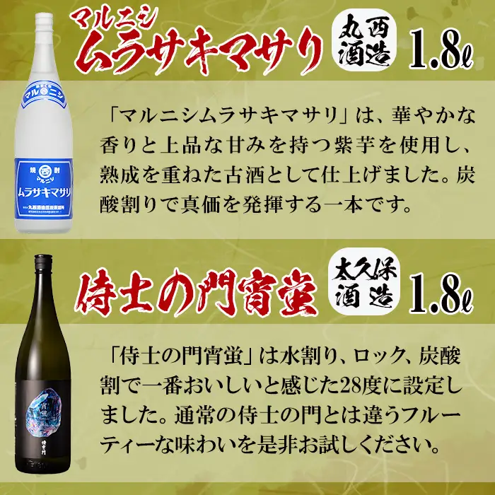 ＜入金確認後、2週間以内に発送!＞【数量限定】志布志焼酎炭酸割りで飲み比べ3本セット(1800ml) c8-035-2w