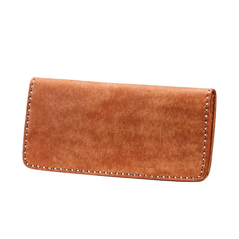 豊岡財布 haaki Leather ロングウォレット HLW305 / コニャック / 長財布 薄型 財布 サイフ ブランド 小銭入れなし 牛皮革 プエブロレザー 革 メンズ レディース ハンドメイド 手作り 木和田正昭商店
