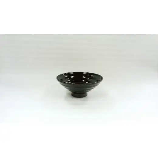 ≪木曽漆器≫ ハンノキ 飯椀 （小） 【溜】