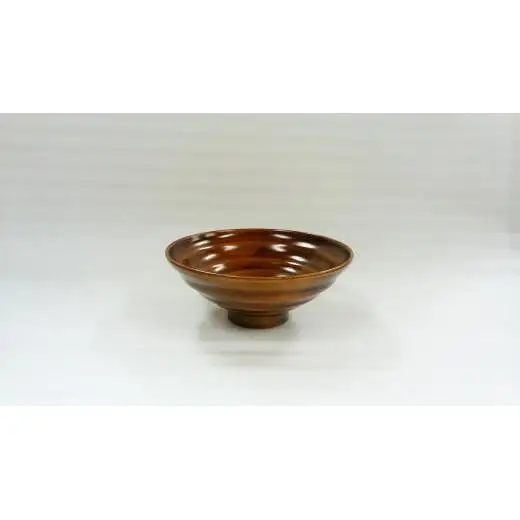 ≪木曽漆器≫ ハンノキ飯椀 （大） 【スリ漆】