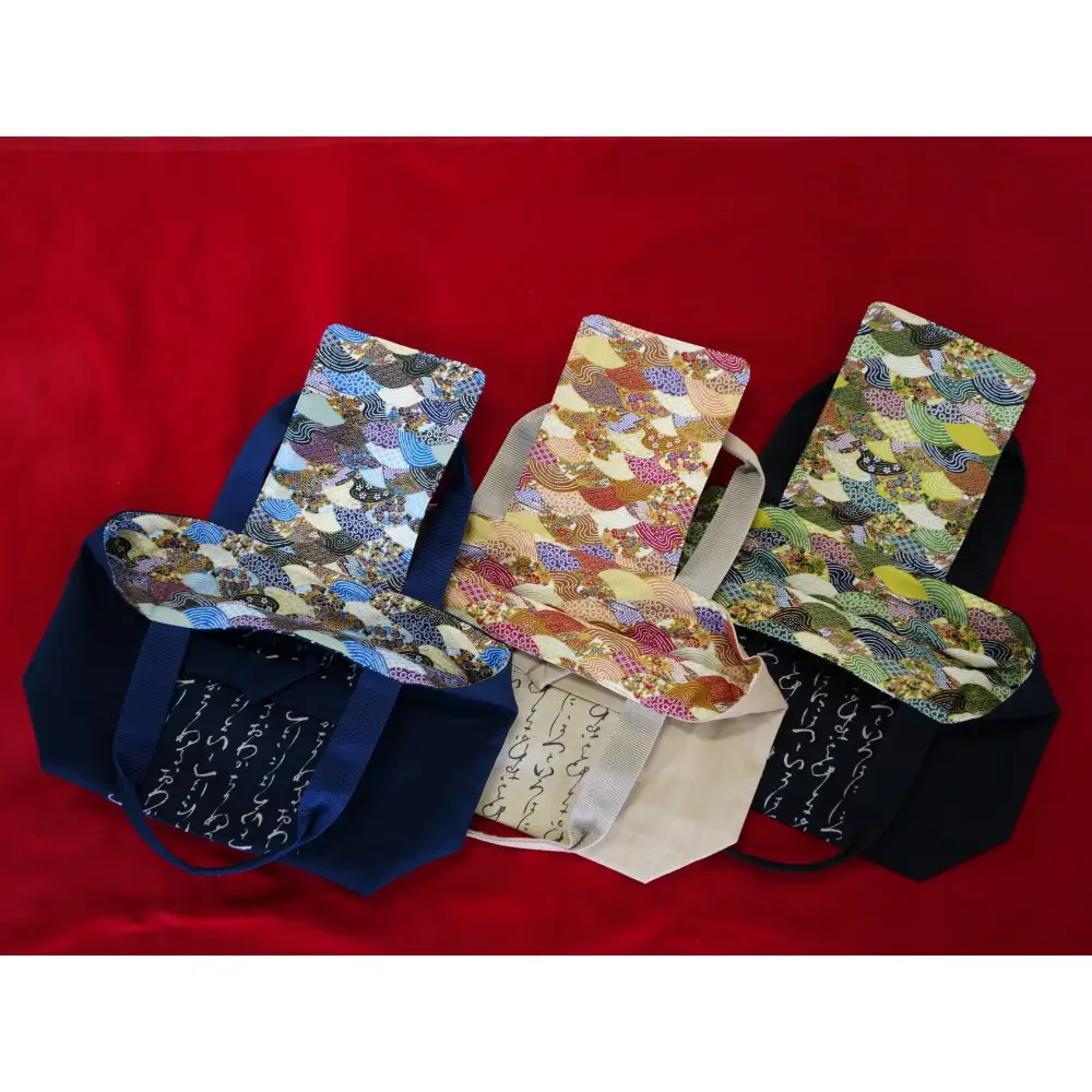 伊達な手提げ袋　よこ型（宮城）ベージュ