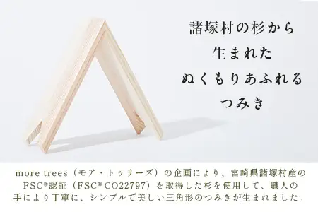 【隈研吾デザイン】TSUMIKI（つみき） 22ピース｜杉 スギ FSC認証 インテリア 知育玩具 積み木 おもちゃ moretrees もろっこはうす 宮崎県 諸塚村 MO-10