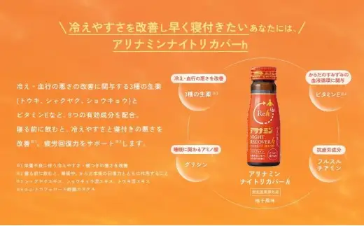 【定期便】アリナミン ナイトリカバーh 50ml×10本×5パック (1ケース)×7回 奈良県 葛城市【tept-tkb033】